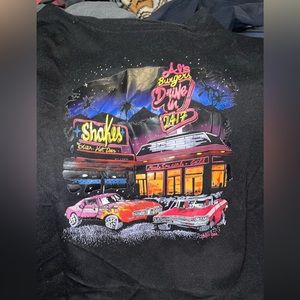 Black shirt with design